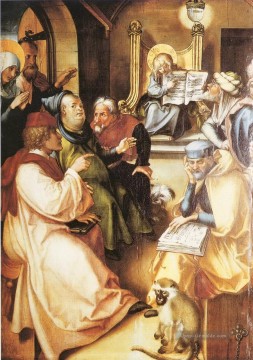 Zwölf Jahre alter Jesus im Tempel Albrecht Dürer Ölgemälde